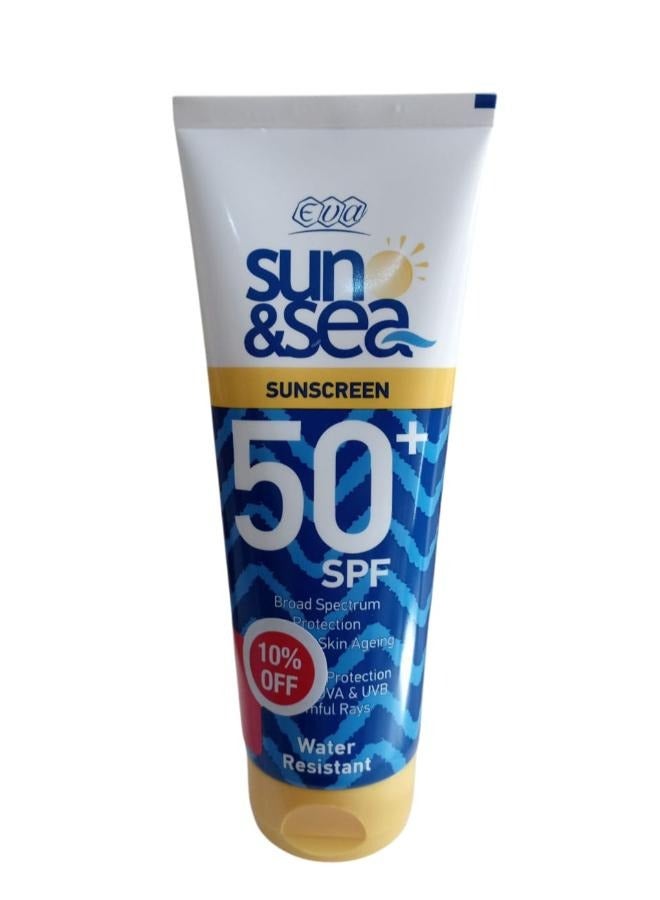 إيفا كريم واقٍ من الشمس صن آند سي بعامل وقاية من الشمس 50+ 200مل - Image 1