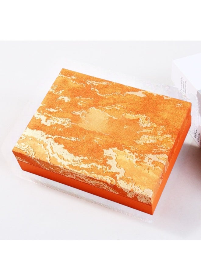 OLUDENIZ Men's Luxury Business Gift Set – Watch, Pen, Keychain, Misbaha, Cufflinks in Elegant Orange Box - Image 4