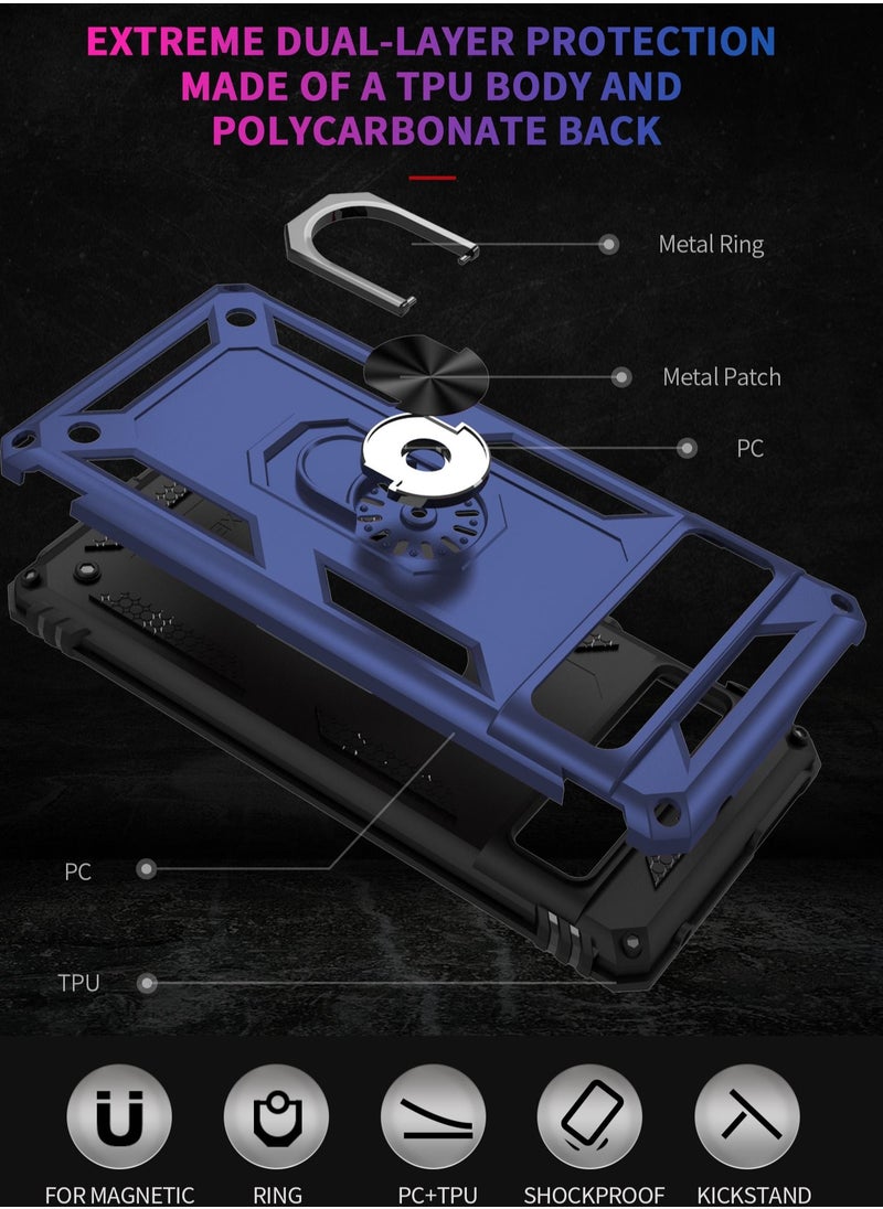 URBBKING - Shockproof Protection Phone Case for Google Pixel 7 Pro Blue - Image 1