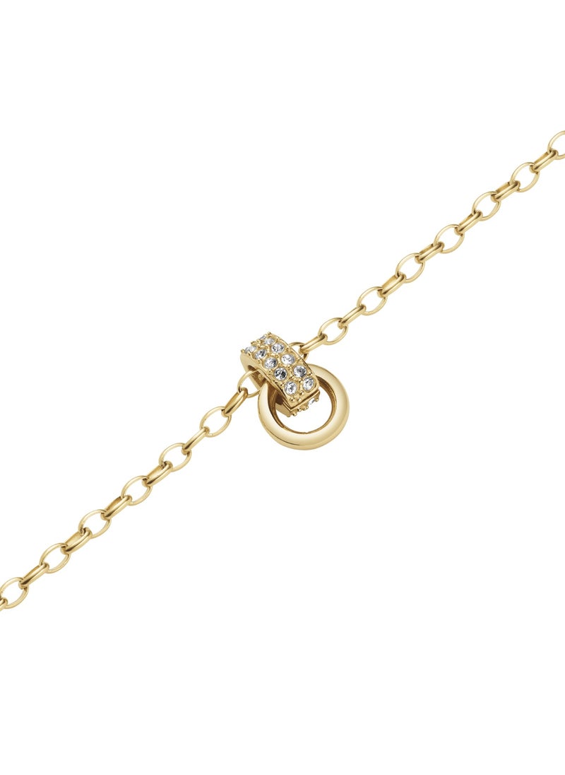 RoseField Rosefield Bow Link Studs Necklace Gold - JNBSG-J898  - Image 2