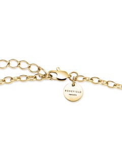 RoseField Rosefield Bow Link Studs Necklace Gold - JNBSG-J898  - Image 3