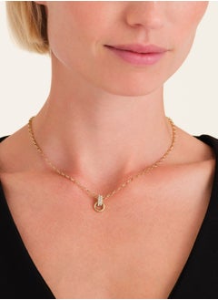 RoseField Rosefield Bow Link Studs Necklace Gold - JNBSG-J898  - Image 5