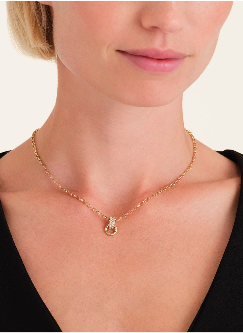 RoseField Rosefield Bow Link Studs Necklace Gold - JNBSG-J898  - Image 5