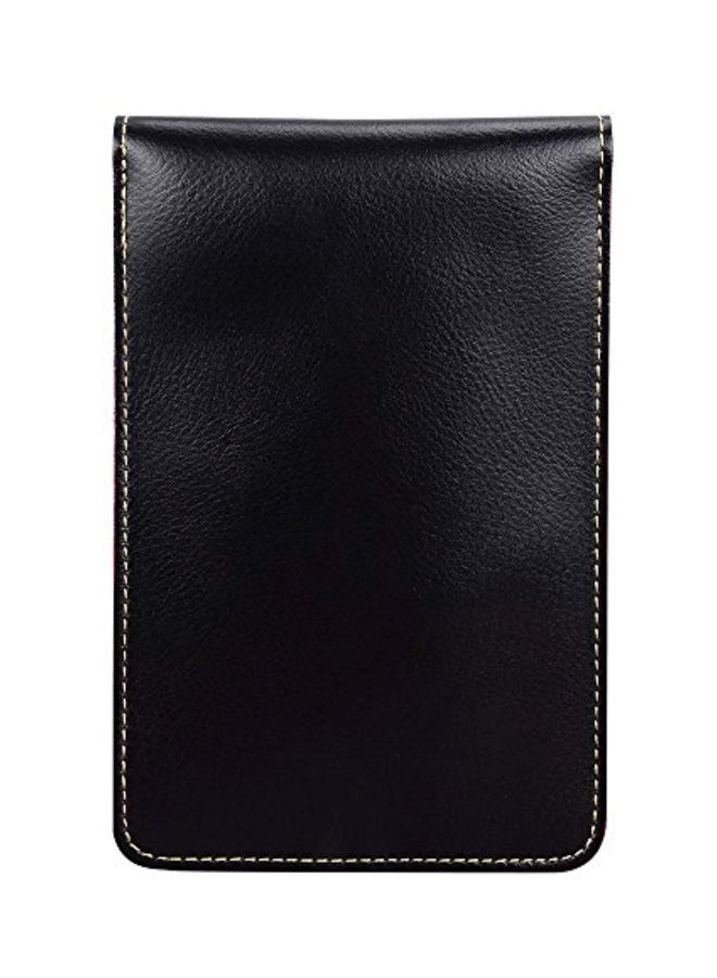 NIBEMINENT Crossbody Vertical Wallet Case For Alcatel Idol 5 Cricket/CameoX / U51 Black/Red - Image 2