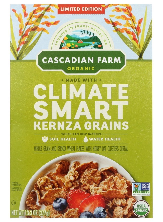 كاسكيديان فارم كاسكاديان فارم، حبوب كيرنزا جي آر إن إس العضوية الذكية للمناخ، 13.3 أونصة - Image 1