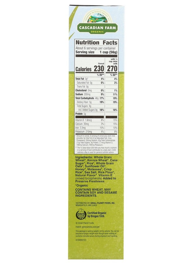 كاسكيديان فارم كاسكاديان فارم، حبوب كيرنزا جي آر إن إس العضوية الذكية للمناخ، 13.3 أونصة - Image 4