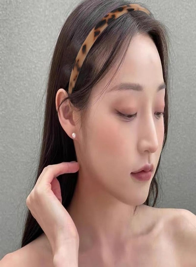 Kefley Tortoise Shell Headbands Thin French Hairband for Women with Teeth High Tenacity Acrylic Acetate Headband Hair Band Vintage Plastic Headband Retro Style Hair Styling Accessories - Image 5