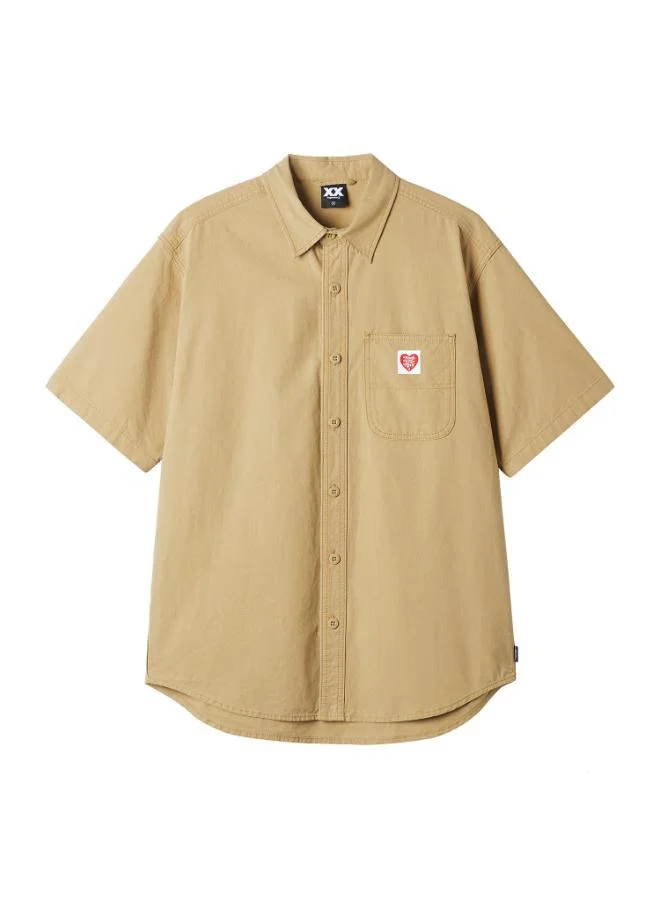 Fingercroxx  Men Worker Short Sleeve Shirt for Men | Best Price UAE