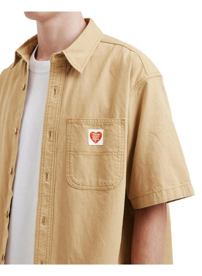 Fingercroxx  Men Worker Short Sleeve Shirt for Men | Best Price UAE