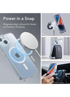 ESR For Iphone 14 Plus Case Compatible With Magsafe Shockproof Military Grade Protection Yellowing Resistant Magnetic Phone Case For Iphone 14 Plus Classic Hybrid Case Halolock Clear  - Image 3