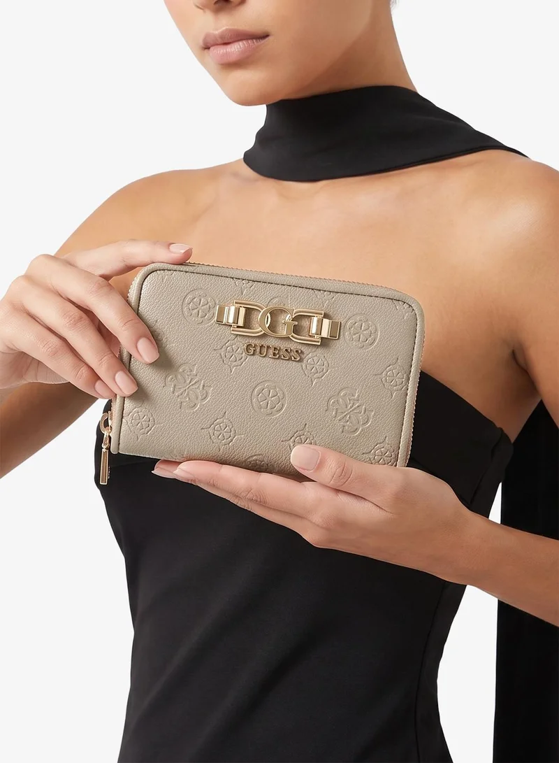 Guess  Anise Medium Zip Around Bi-Fold Wallet for Women | Best Price UAE