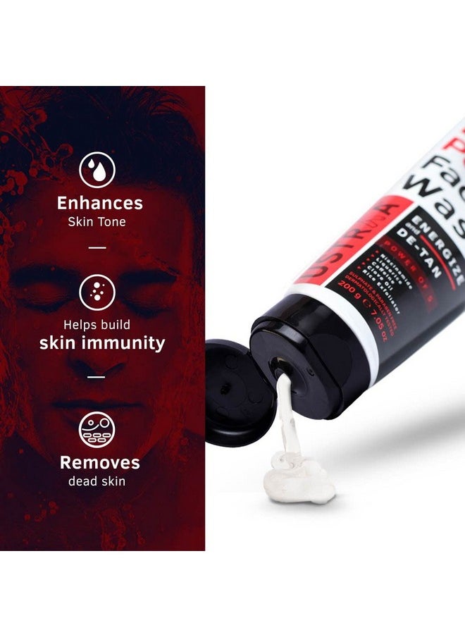Ustraa - Night Cream Detan & Antiaging 50G Aids In Tan Removal With Niacinamide And Licorice Extract & Power Face Wash 200G Energize And Detan Effective Tan Removal Removes Dead Skin - Image 1