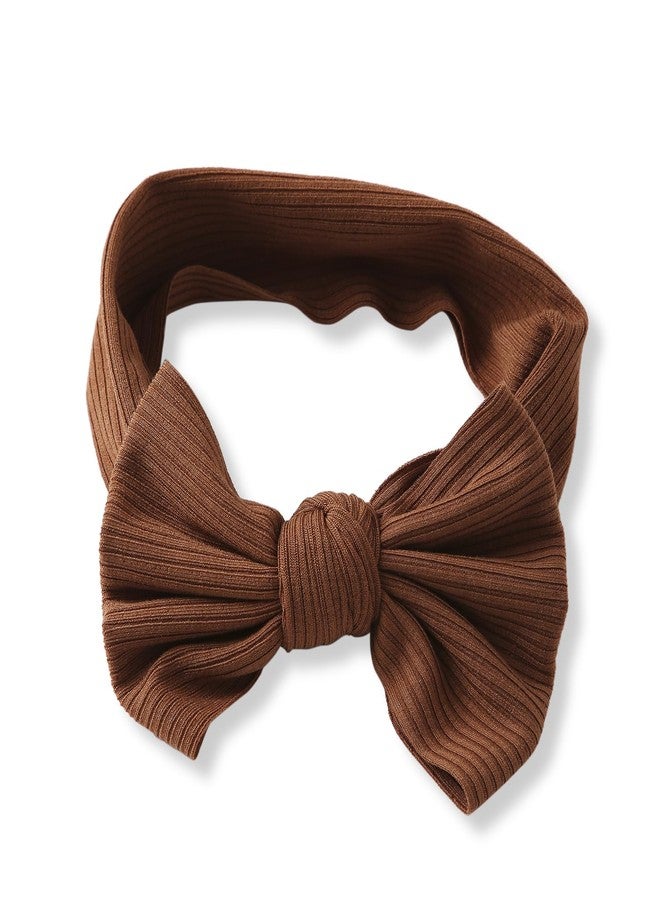 Arendelle Pure Cotton Headband with Bronze Bow Knot for Babies (0-2 Years) [AHA402] - Image 2