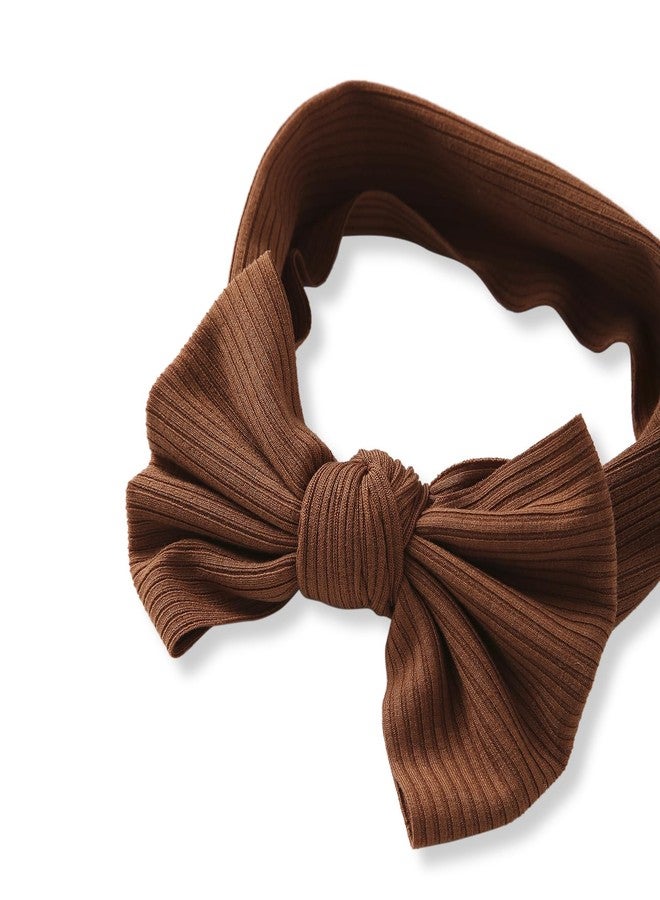 Arendelle Pure Cotton Headband with Bronze Bow Knot for Babies (0-2 Years) [AHA402] - Image 3