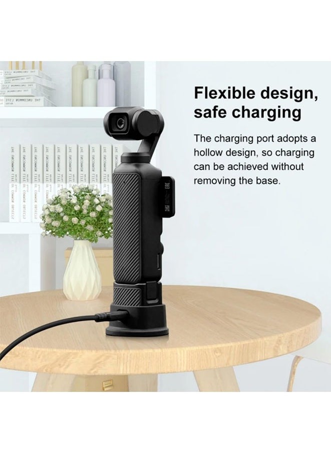 لـ DJI Osmo Pocket 3، قاعدة تثبيت سيليكون غير قابلة للانزلاق، قاعدة دعم سطح المكتب، ملحقات Gimbal المحمولة