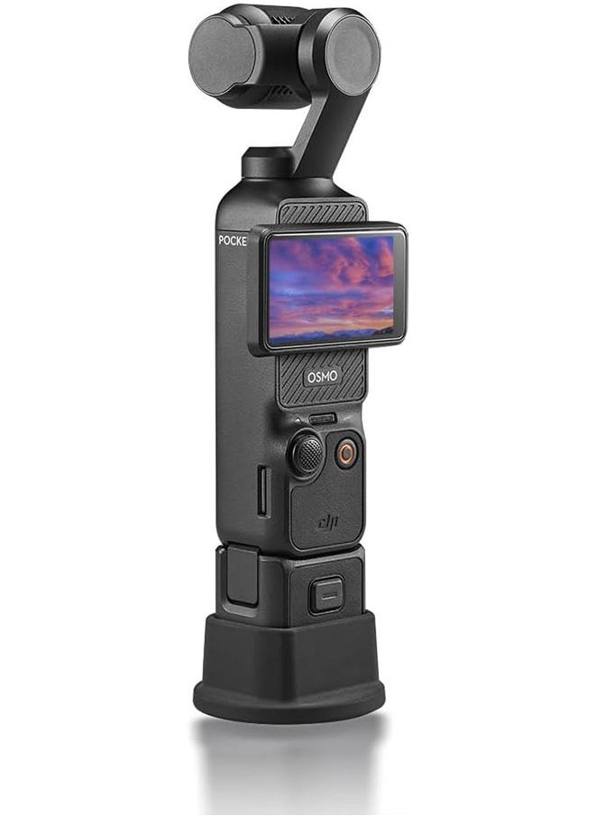 لـ DJI Osmo Pocket 3، قاعدة تثبيت سيليكون غير قابلة للانزلاق، قاعدة دعم سطح المكتب، ملحقات Gimbal المحمولة