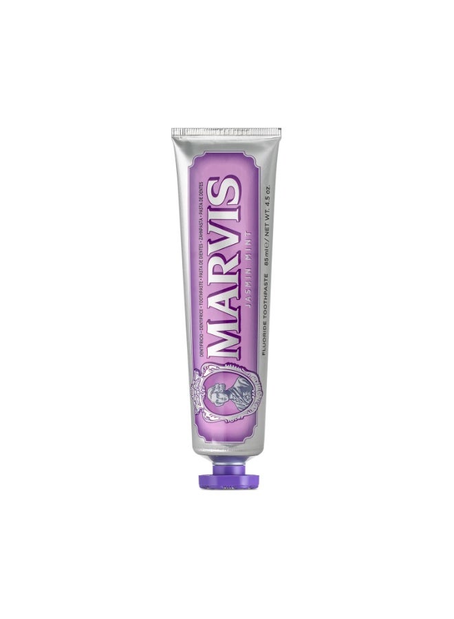 MARVIS Jasmin Mint Toothpaste 85 ml — Fluoride & Xylitol, Gentle Clean, Fresh Breath - Image 2