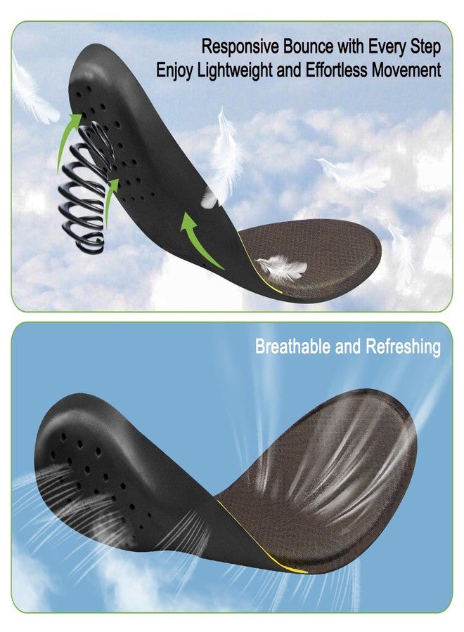 Endoto Arch Support Insoles for Skechers Women & Men Shoes, Cushioned Foam Inserts Replacement Insole for Foot Comfort(Size:US Men11.5-EU45.5) - Image 4
