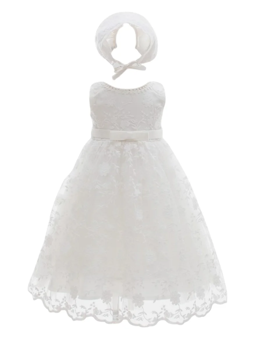 بمبىمىشى Bambimici - Luminous Blessings Baby Gown - White
