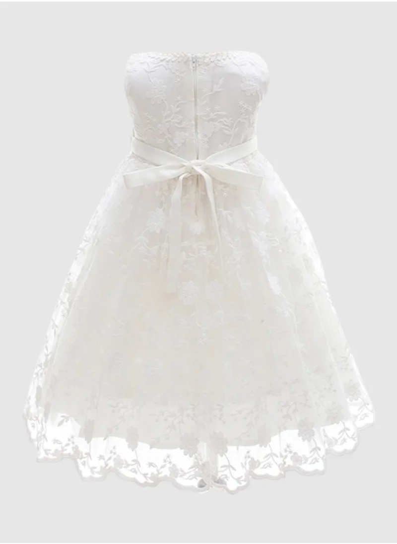 بمبىمىشى Bambimici - Luminous Blessings Baby Gown - White