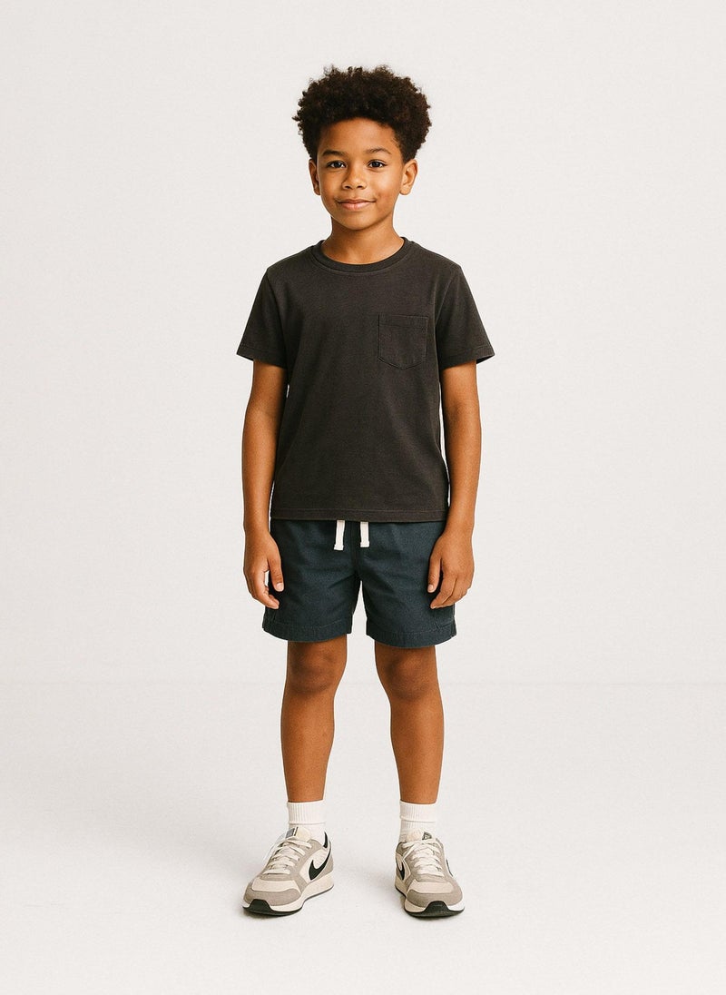 مينوتي تيشيرت أولاد مراهقين بأكمام قصيرة وجيب أمامي - Image 1