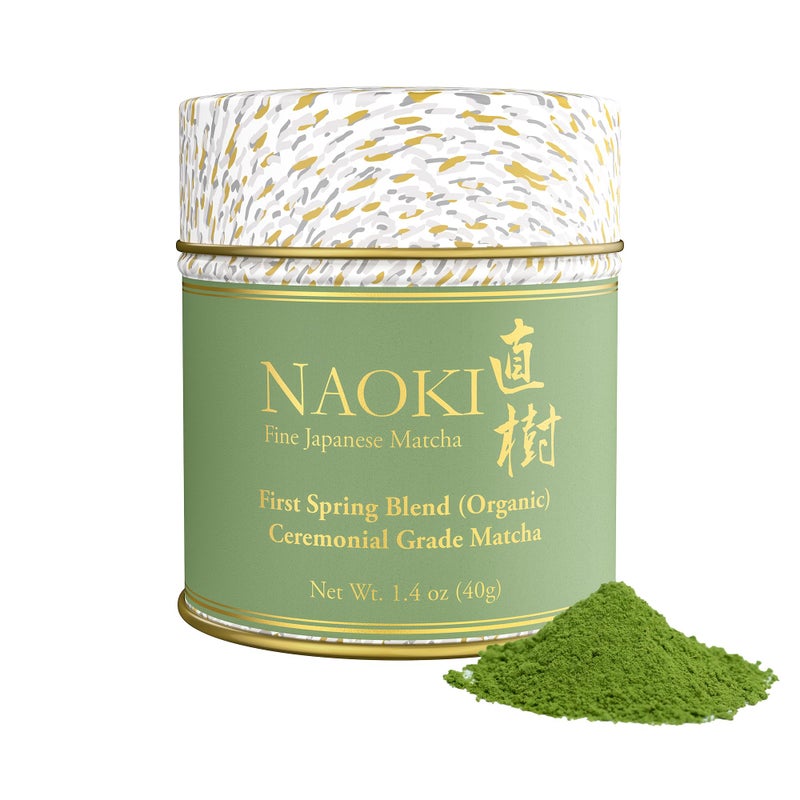 Naoki Matcha Organic Ceremonial First Spring Blend – Authentic Japanese First Harvest Ceremonial Grade Matcha Green Tea Powder from Kagoshima, Japan (40g / 1.4oz) - Image 1
