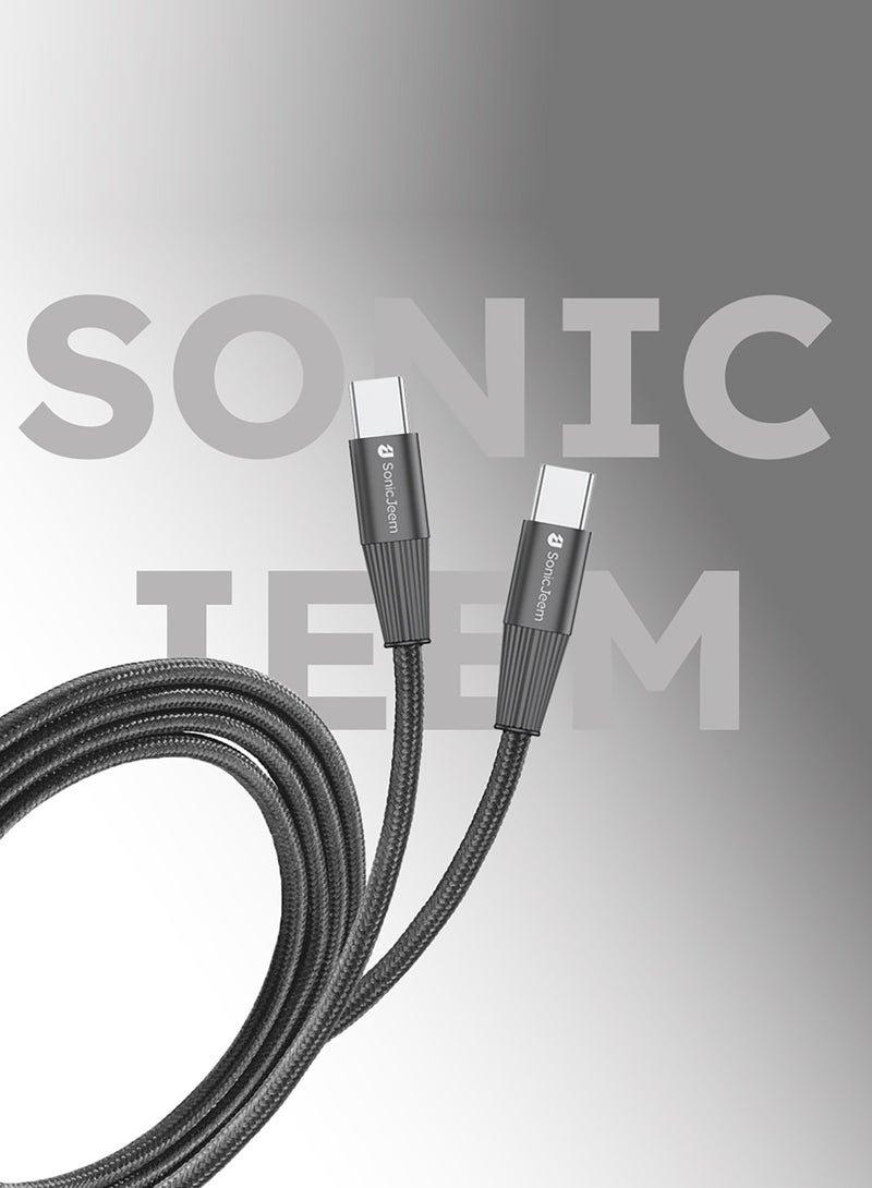 SONIC JEEM Zinc Alloy data cable - C-C - (SJ102A)  - Image 2