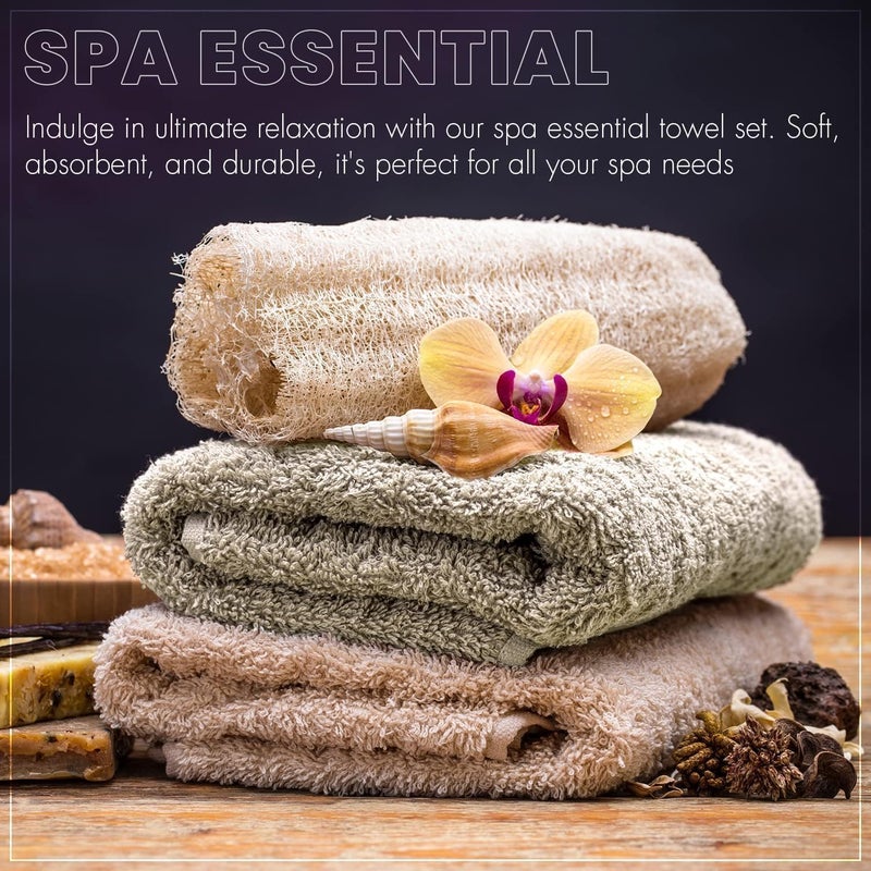 KAHAF COLLECTION Pack of 6 Bath Towels Set 27 x 54 Inches, 100% Cotton, Larger & Lighter Weight, Quicker to Dry (Multi Color, Pack of 6 (27''x54'') - Image 2