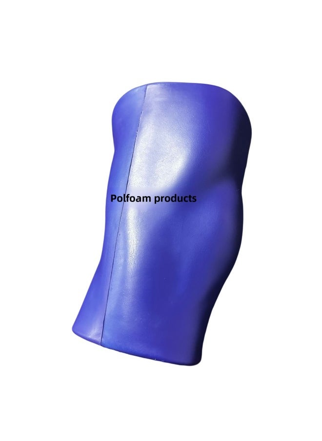 Pu Simulated Human Leg Model Polyurethane Solid Foam Infusion Molding Simulated Character Limb Joint Model Customization-Color:Blue-Size:205*140*115mm