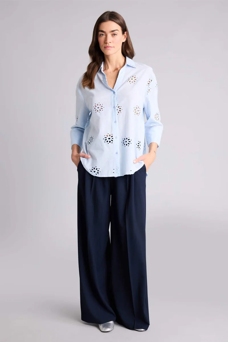 Defacto Embroidered Oversize Shirt