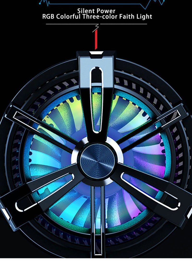 Mobile Phone Cooler for Magsafe, Game Fan PUBG, Designed iPhone 12/13 Series, Live Streaming and Vlog, Semiconductor Heatsink Without Noise iOS Android, ipad Tablet - Image 3