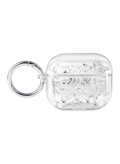 Case Cover For AirPods Pro Silver Foil Epoxy Bluetooth Earphone Protective Case Transparent