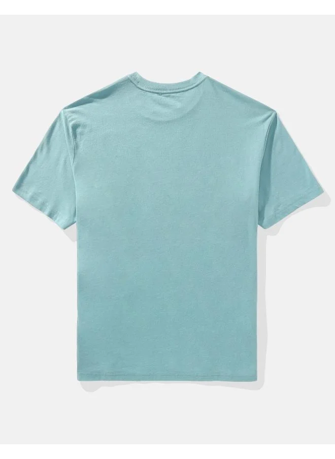American Eagle Logo Graphic Crew Neck T-Shirt