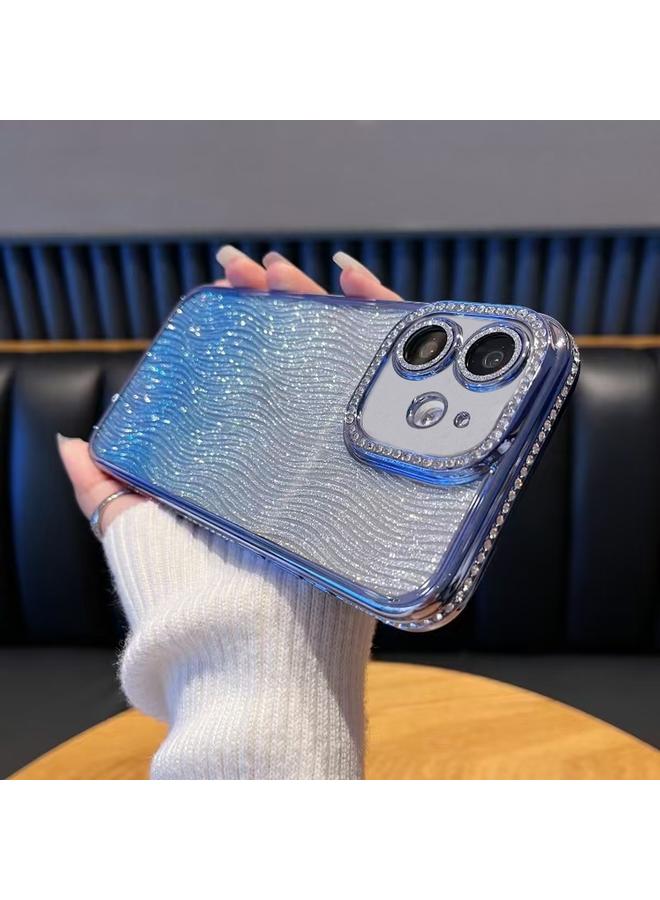 S-TOP Case For iPhone 12 Diamond Water Ripple Gradient Glitter TPU Phone Case - Image 1