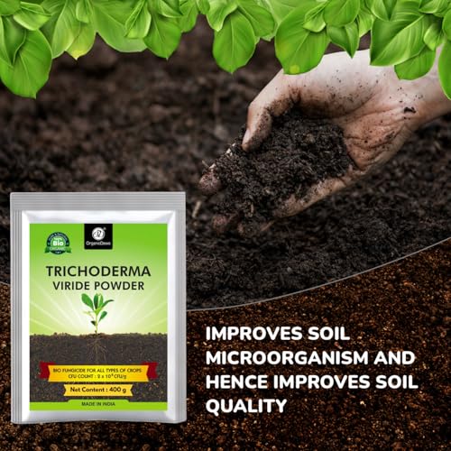OrganicDews بودرة تريكوديرما فيريد العضوية 400 جرام (2 x 10^8 وحدة تكوين مستعمرة لكل جرام) للنباتات 400 جرام - Image 3