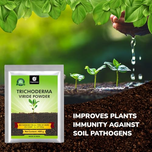OrganicDews بودرة تريكوديرما فيريد العضوية 400 جرام (2 x 10^8 وحدة تكوين مستعمرة لكل جرام) للنباتات 400 جرام - Image 5