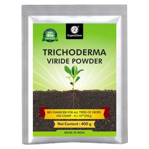 OrganicDews بودرة تريكوديرما فيريد العضوية 400 جرام (2 x 10^8 وحدة تكوين مستعمرة لكل جرام) للنباتات 400 جرام - Image 1