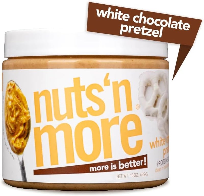 nuts'n more Nuts 'N More White Chocolate Pretzel Peanut Butter Spread - Image 4