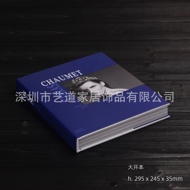 ديكور غرفة نموذج بسيط أسود أبيض رمادي كتاب مزيف عرض قاعة مبيعات مكتب ديكور سطح المكتب - Image 1