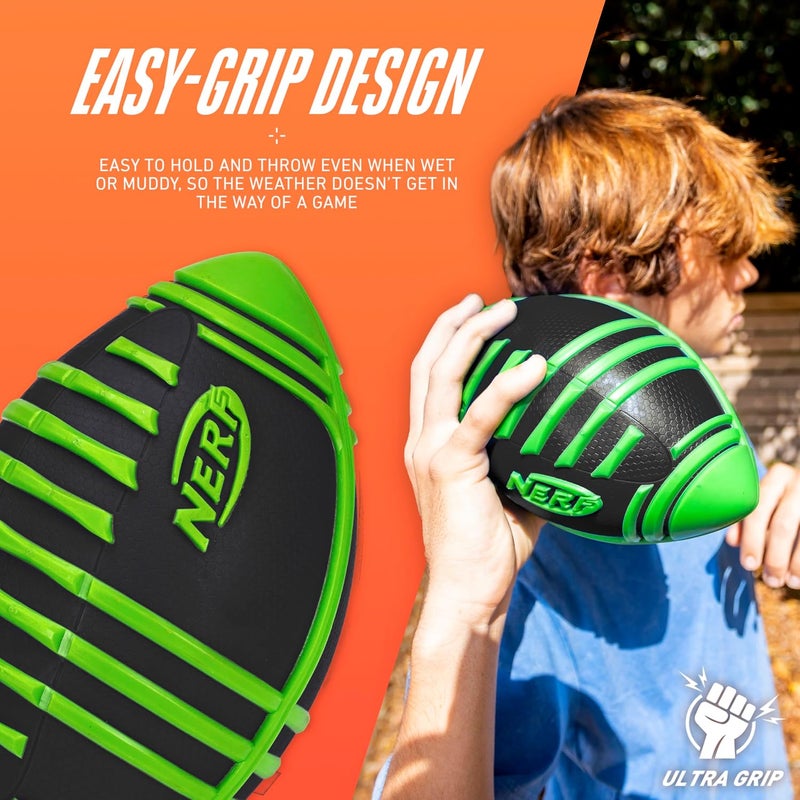 NERF Weather Blitz Foam Football - All-Weather Play with Easy-to-Hold Grips - Image 2