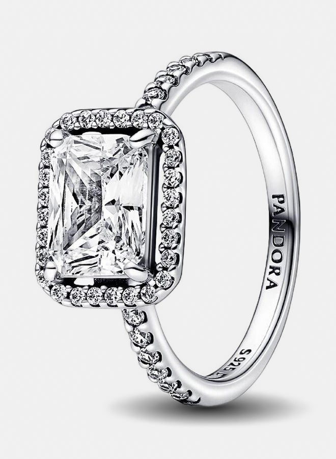 PANDORA Sterling Silver Ring with Clear Cubic Zirconia 