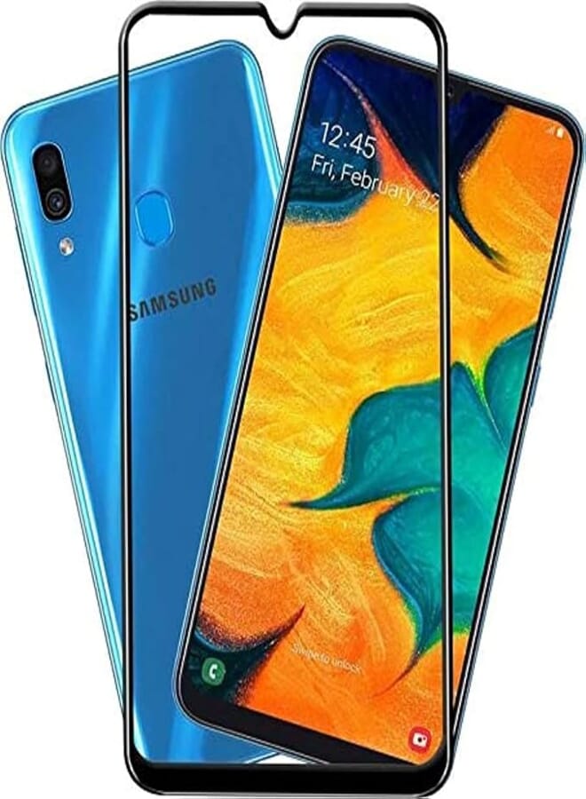 E-world Samsung Galaxy A50 5D Full Glue Cover Tempered Glass Screen protector