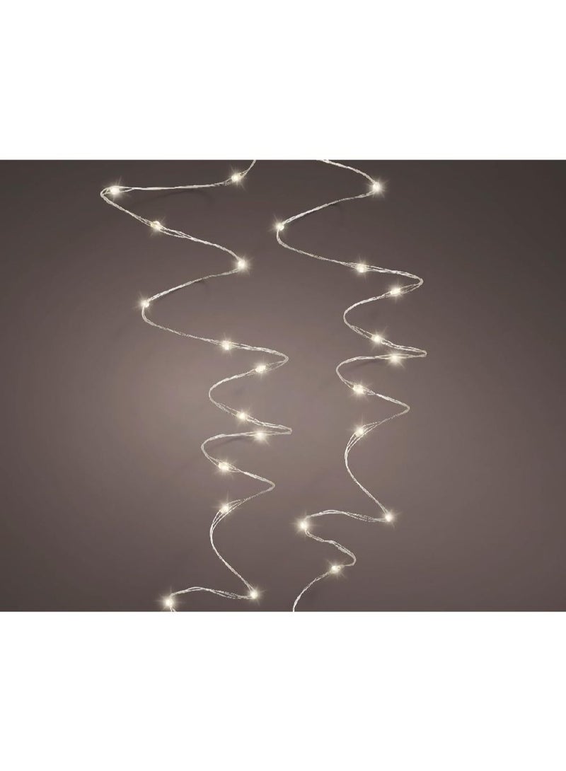 Kaemingk LED Stake Light – 8 Function Twinkle Effect, Warm White Outdoor Garden Light - Image 1
