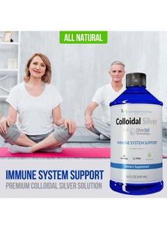 DOCTOR RECOMMENDED SUPPLEMENTS Colloidal Silver Liquid - 12 PPM Premium Silver Solution, 60 MCG Per Serving, All Natural, Vegan Immune System Support, Ionic Silver Water Daily Mineral Supplement (3-16 Fl oz Bottles)  - Image 3