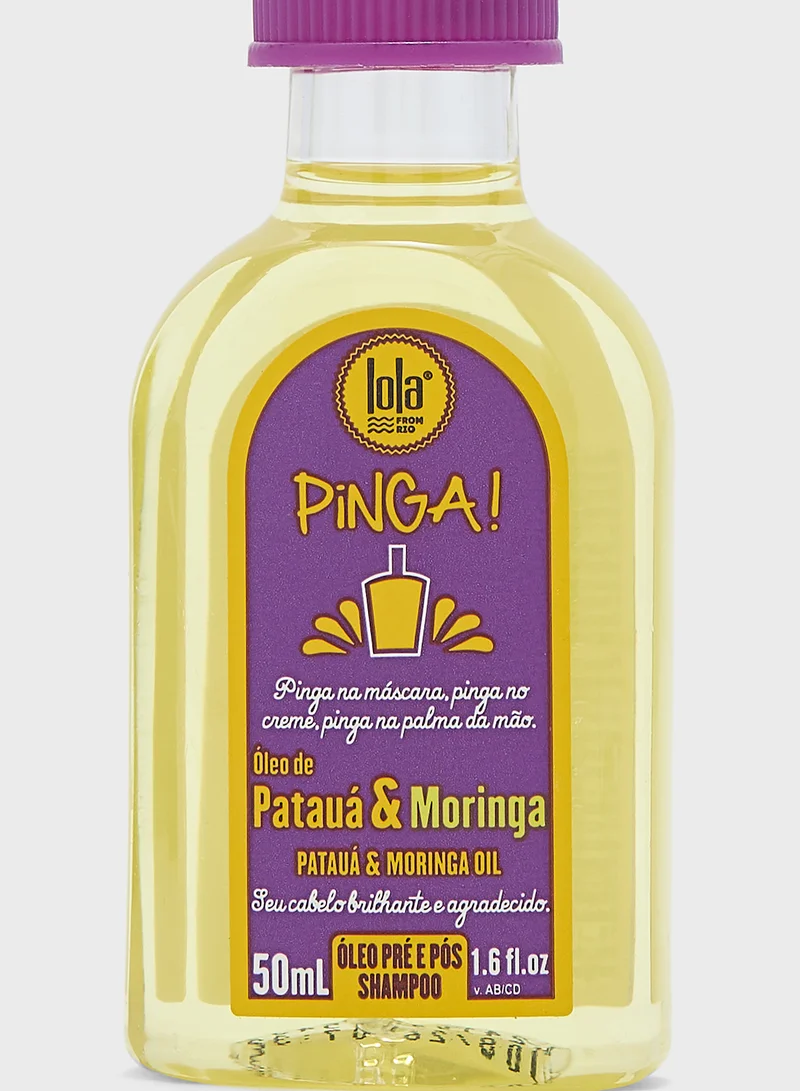 Lola from Rio Pinga Hair Oil For Frizz, Split Ends, Shine, and Thermal Protection - Pataua & Moringa - 50ml