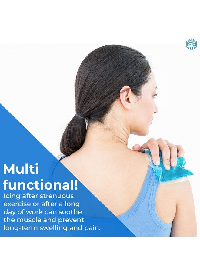 Boldfit Reusable Hot and Cold Ice Gel Pack for Pain Relief - Compression for Injuries, Shoulders, Knee, Back, Neck - Pack of 2 - Image 4