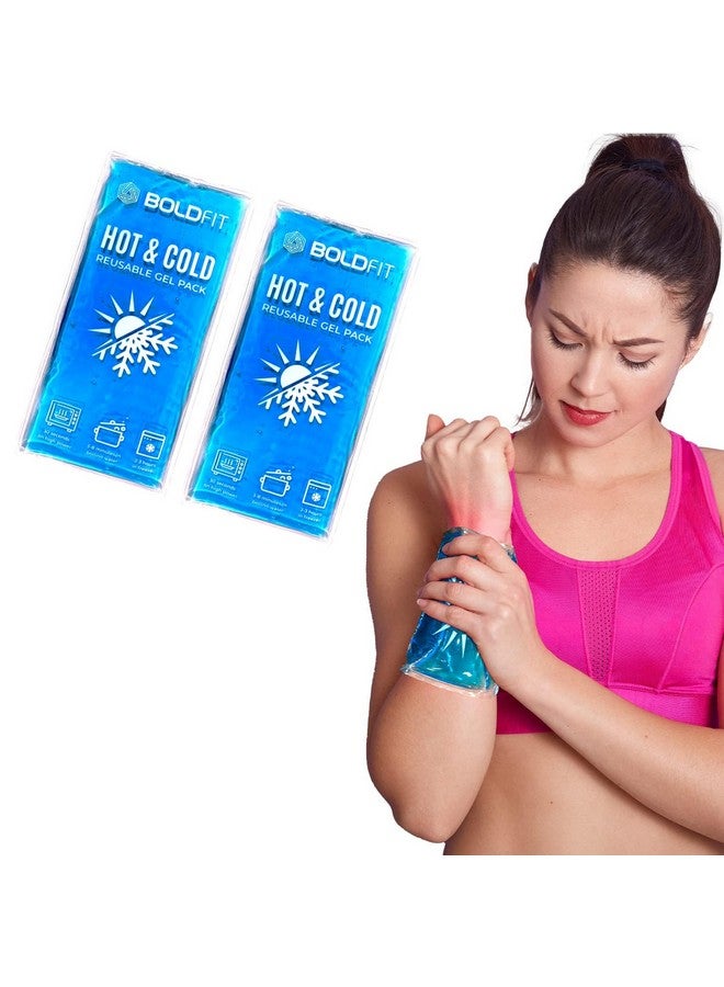 Boldfit Reusable Hot and Cold Ice Gel Pack for Pain Relief - Compression for Injuries, Shoulders, Knee, Back, Neck - Pack of 2 - Image 1