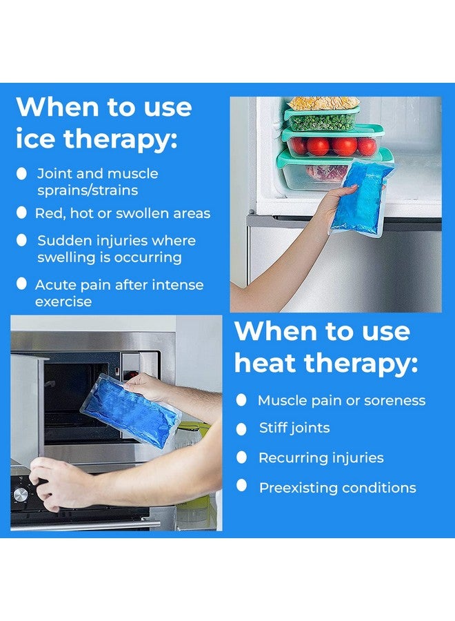 Boldfit Reusable Hot and Cold Ice Gel Pack for Pain Relief - Compression for Injuries, Shoulders, Knee, Back, Neck - Pack of 2 - Image 5