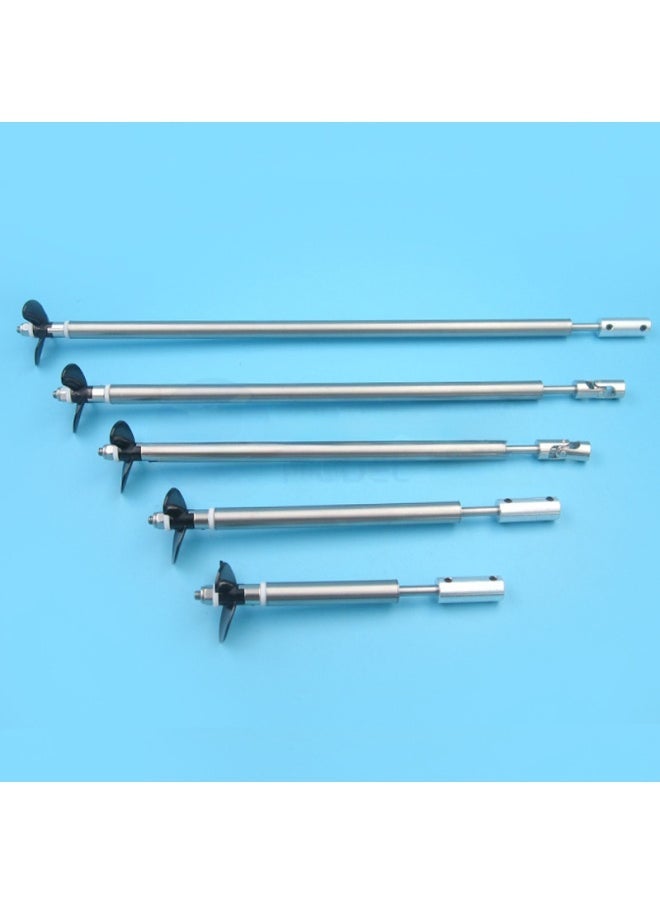 4mm Stainless Steel Shaft Assembly For Model Boat Transmission Shaft Screw Propeller Boat Toy/nautical Model-Color:13*8cm(2.00mm Coupling) - Image 2