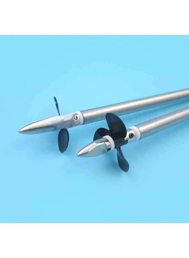 4mm Stainless Steel Shaft Assembly For Model Boat Transmission Shaft Screw Propeller Boat Toy/nautical Model-Color:13*8cm(2.00mm Coupling) - Image 4